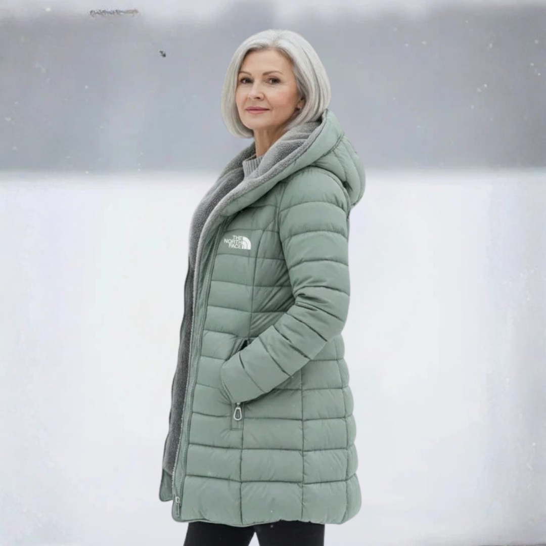 TNF Fleece Lined Quilted Coat - CLEARANCE SALE