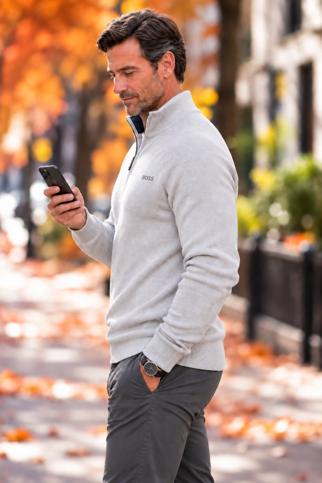Refined Quarter Zip Sweater || CLEARANCE PRICE