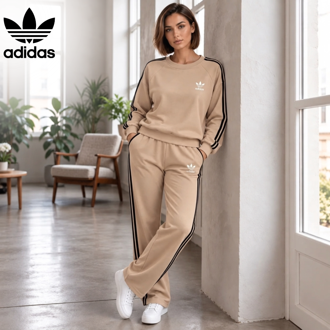Women's Contrast-Stripe Relaxed Tracksuit