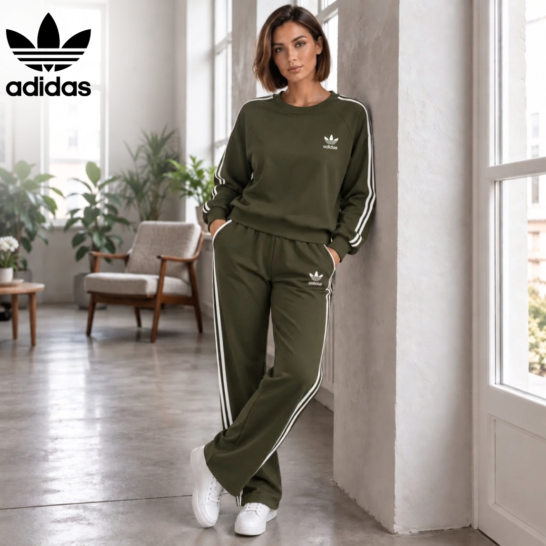 Women's Contrast-Stripe Relaxed Tracksuit