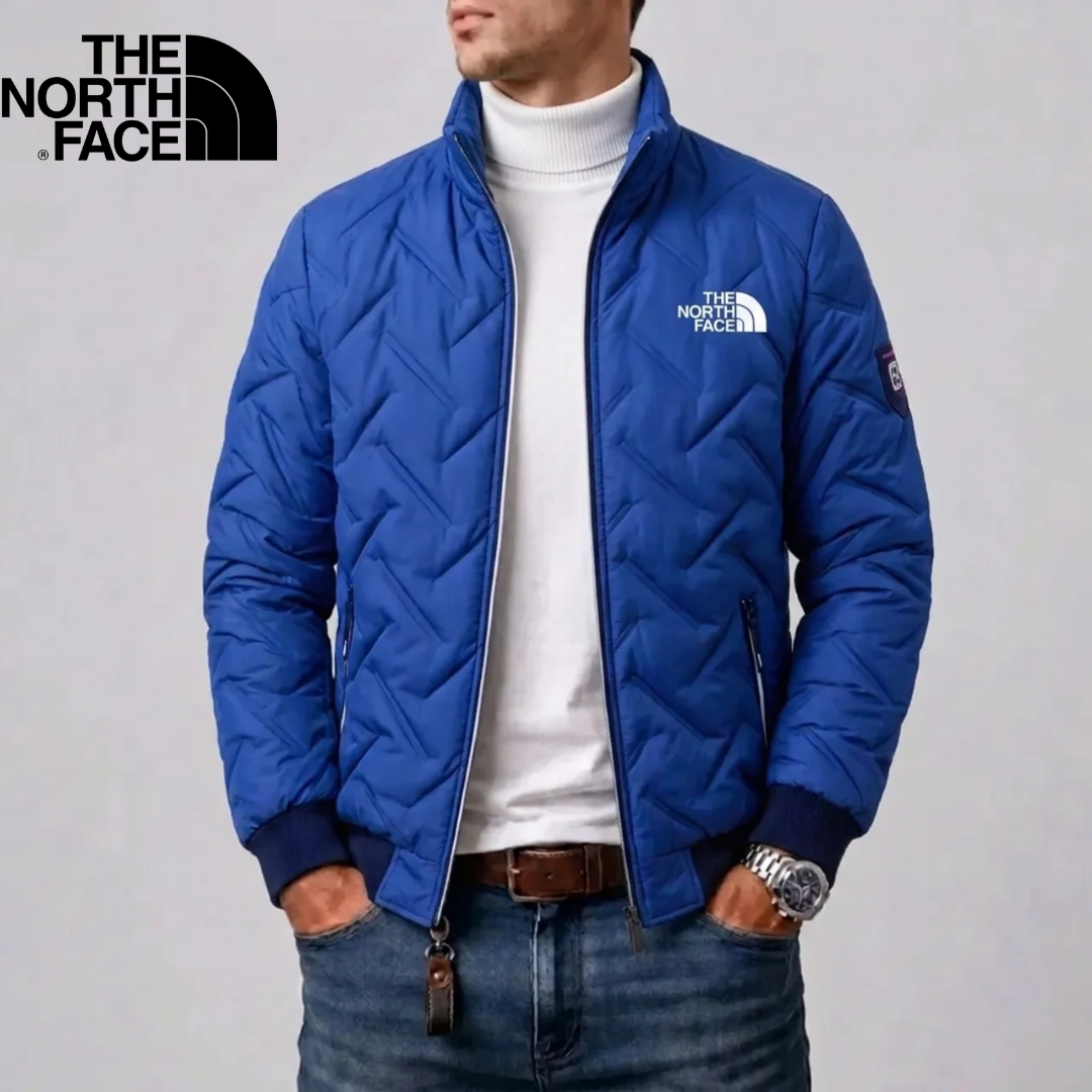 Men's Quilted Stand-Collar Jacket