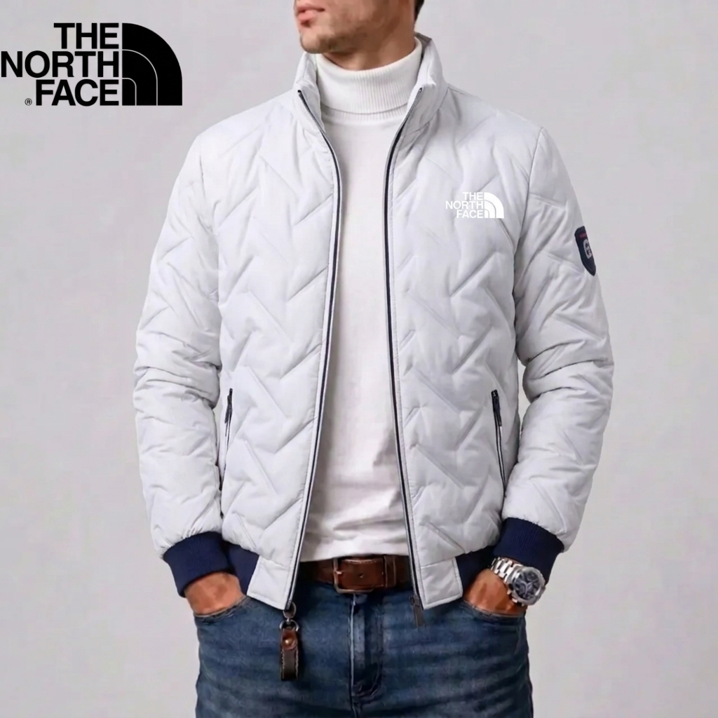 Men's Quilted Stand-Collar Jacket