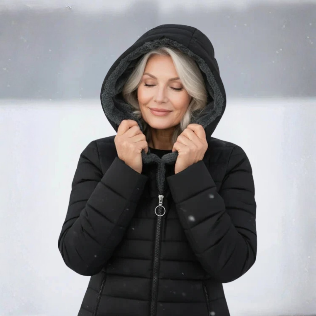 TNF Fleece Lined Quilted Coat - CLEARANCE SALE