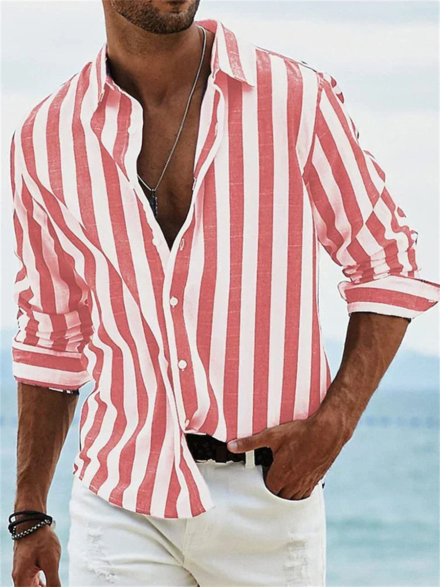 Lightweight Striped Shirt Summer