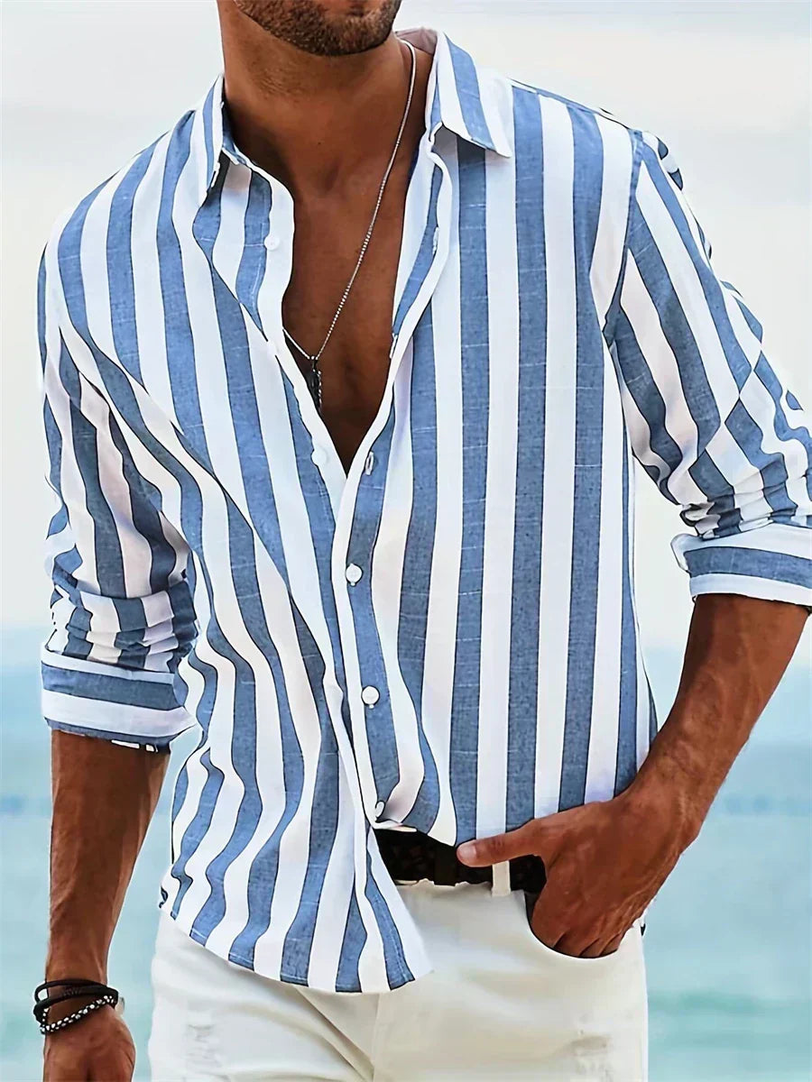 Lightweight Striped Shirt Summer