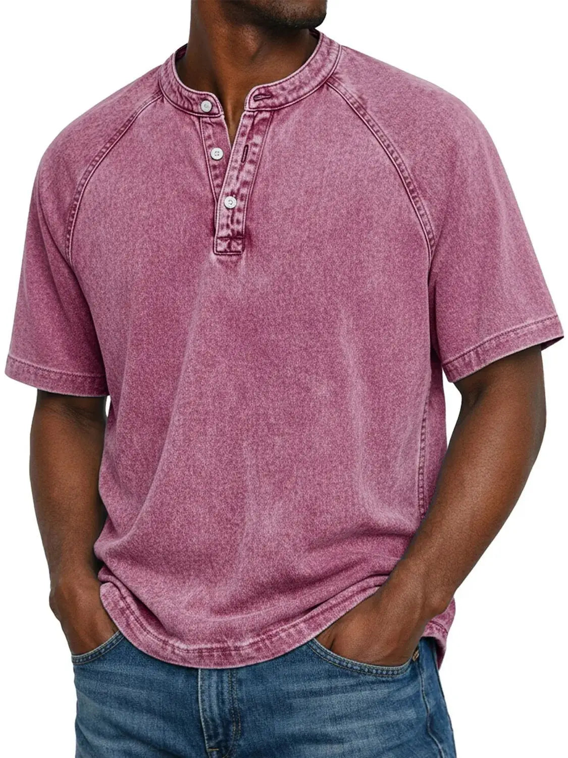 Vintage Button-Up Shirt for Men
