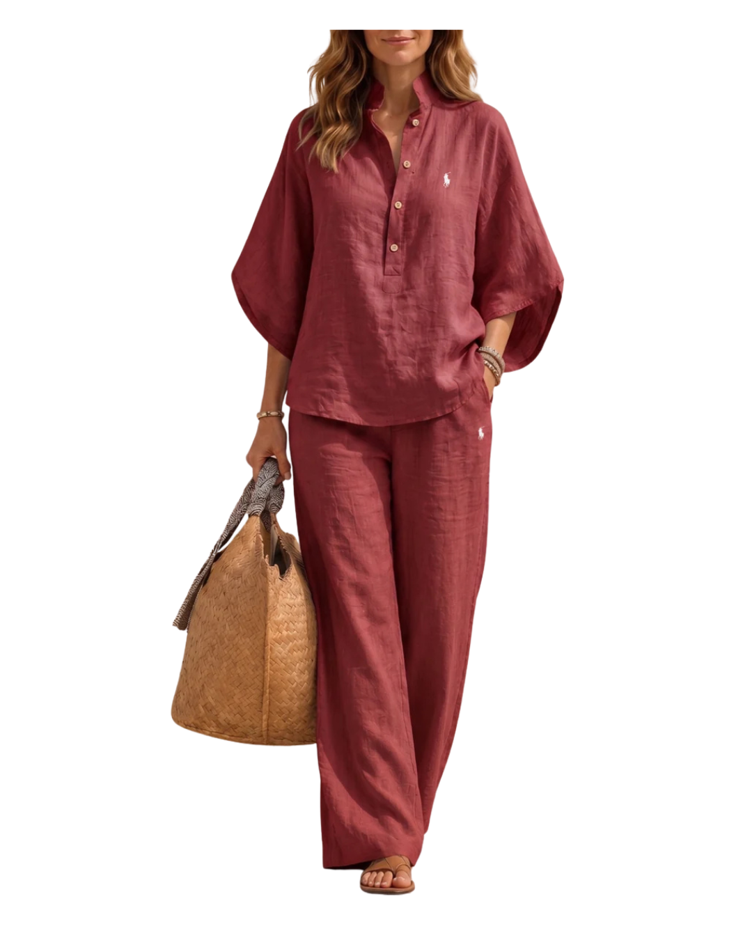 Soft Linen Lounge Set || Clearance Sale