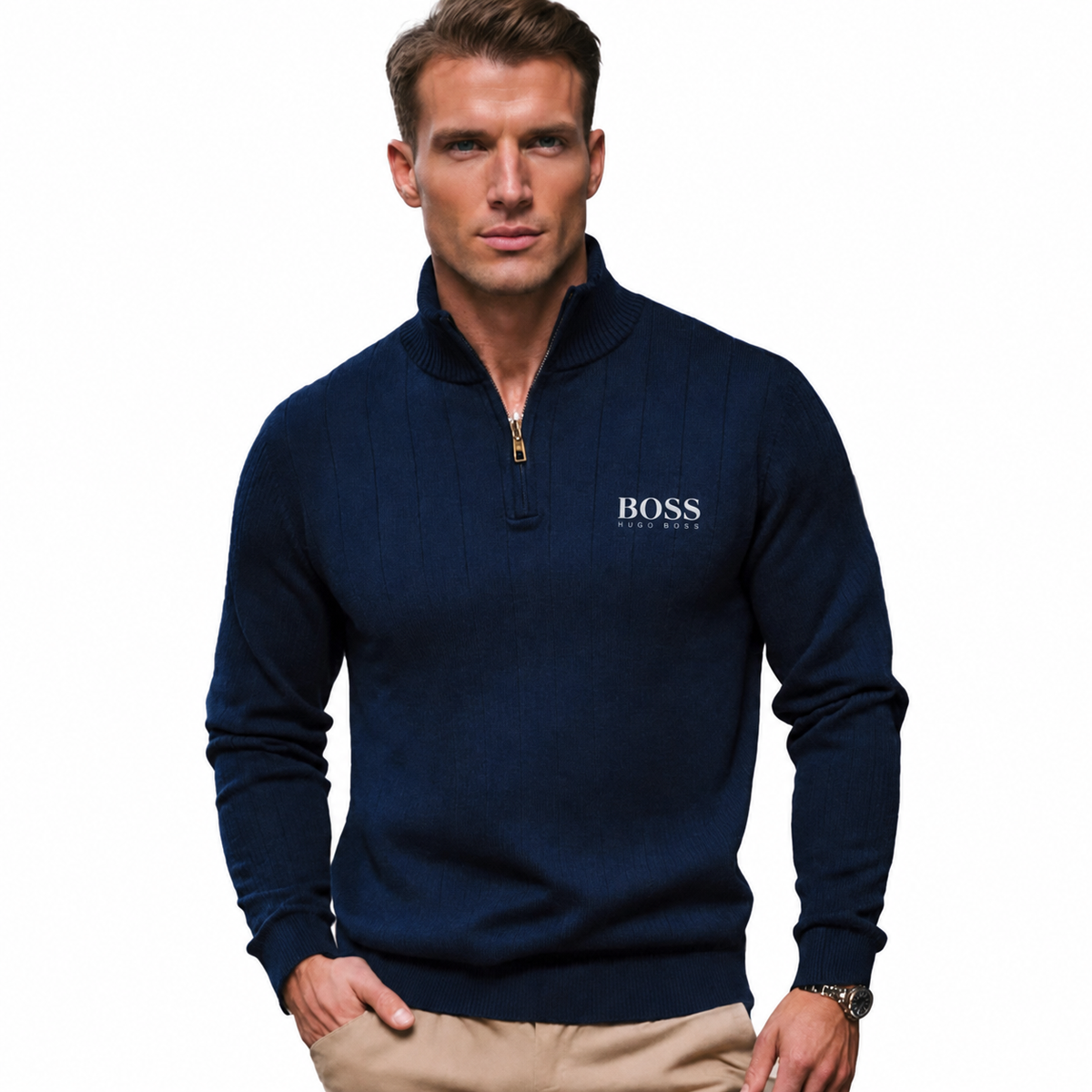 Classic Half-Zip Sweater