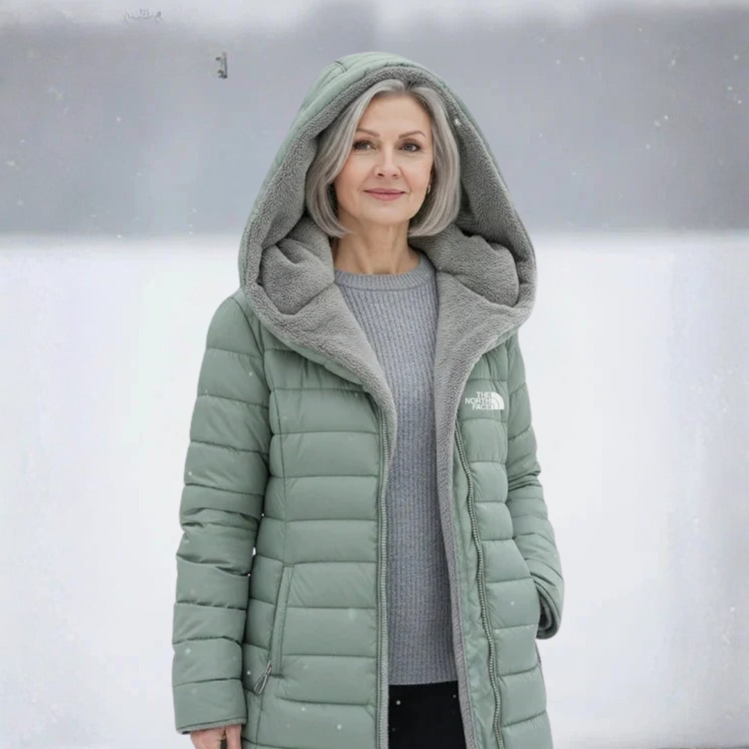 TNF Fleece Lined Quilted Coat - CLEARANCE SALE