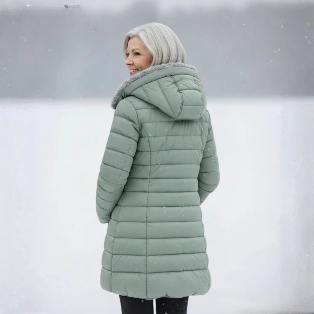 TNF Fleece Lined Quilted Coat - CLEARANCE SALE