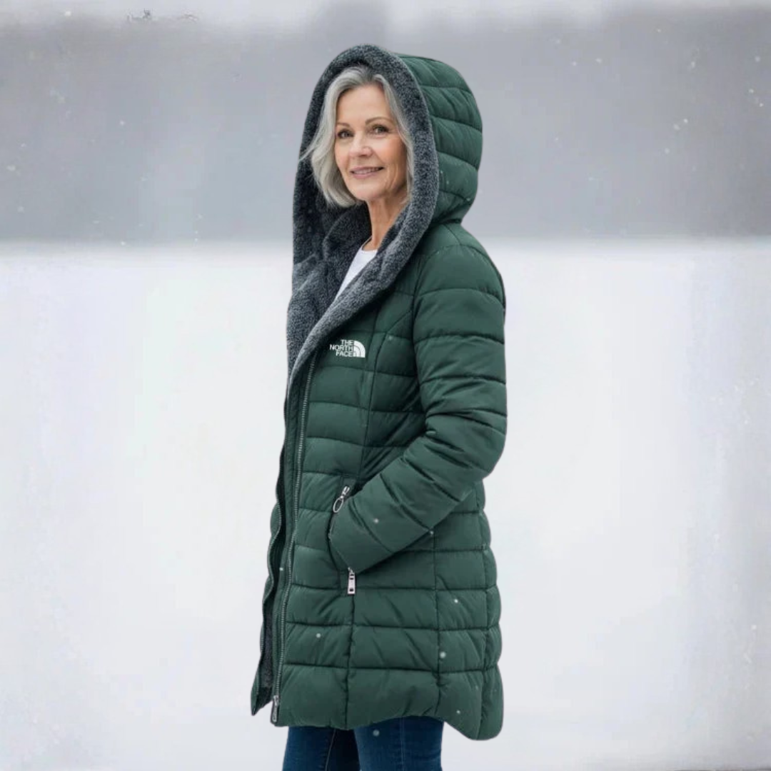 TNF Fleece Lined Quilted Coat - CLEARANCE SALE