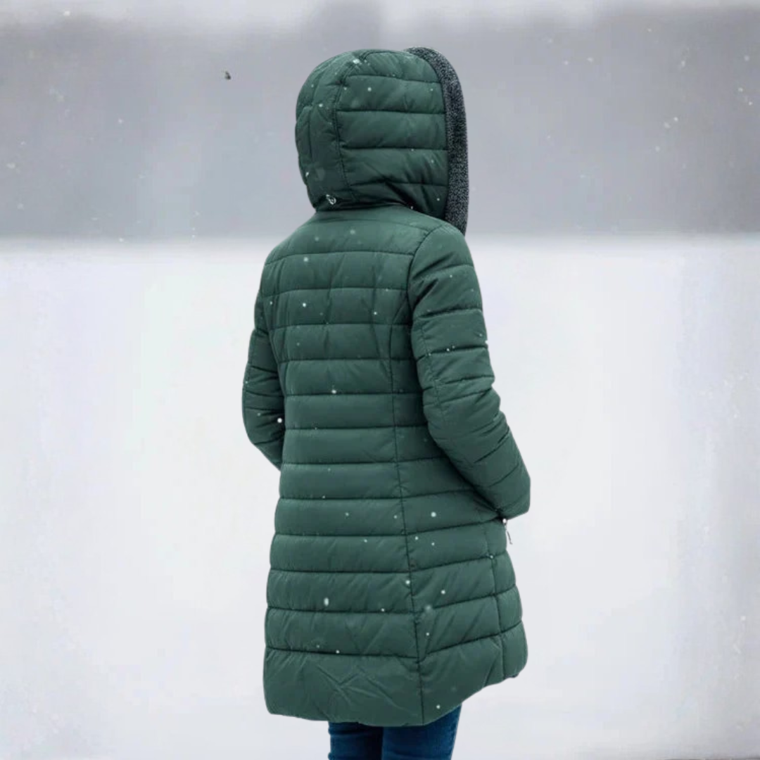 TNF Fleece Lined Quilted Coat - CLEARANCE SALE