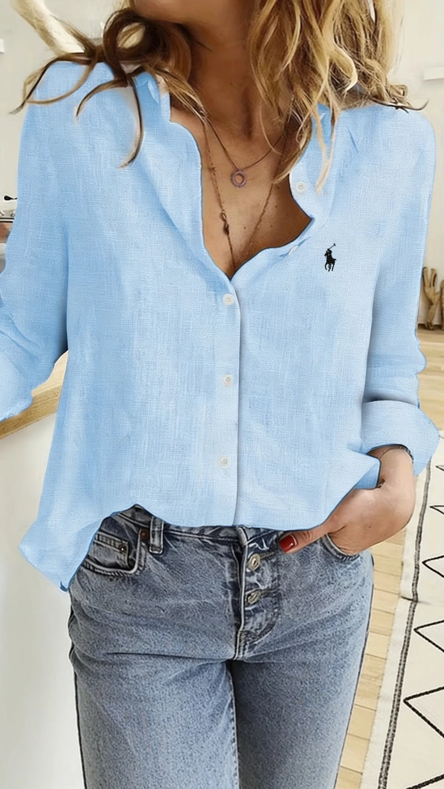 Classic Long Sleeve Button Shirt — LIQUIDATION PRICE