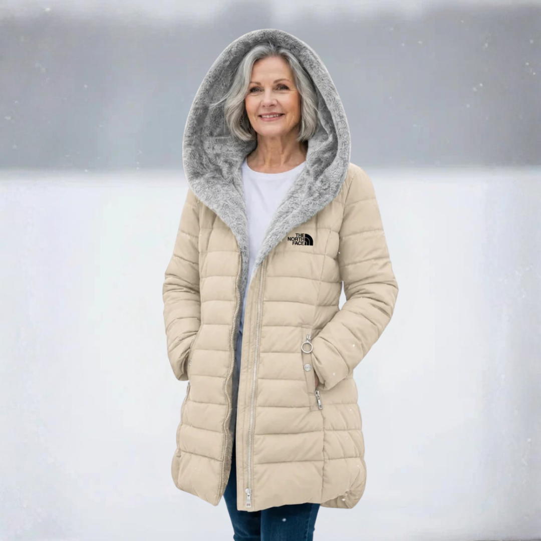 TNF Fleece Lined Quilted Coat - CLEARANCE SALE