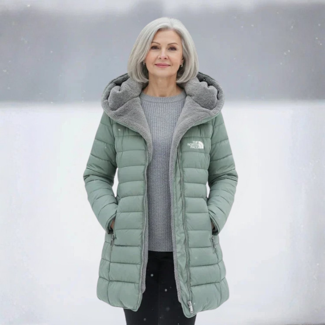 TNF Fleece Lined Quilted Coat - CLEARANCE SALE