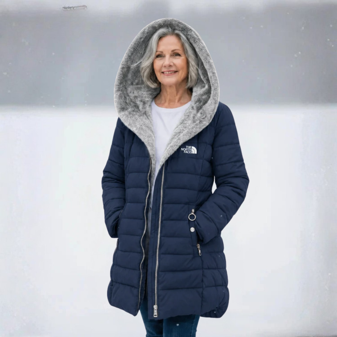 TNF Fleece Lined Quilted Coat - CLEARANCE SALE