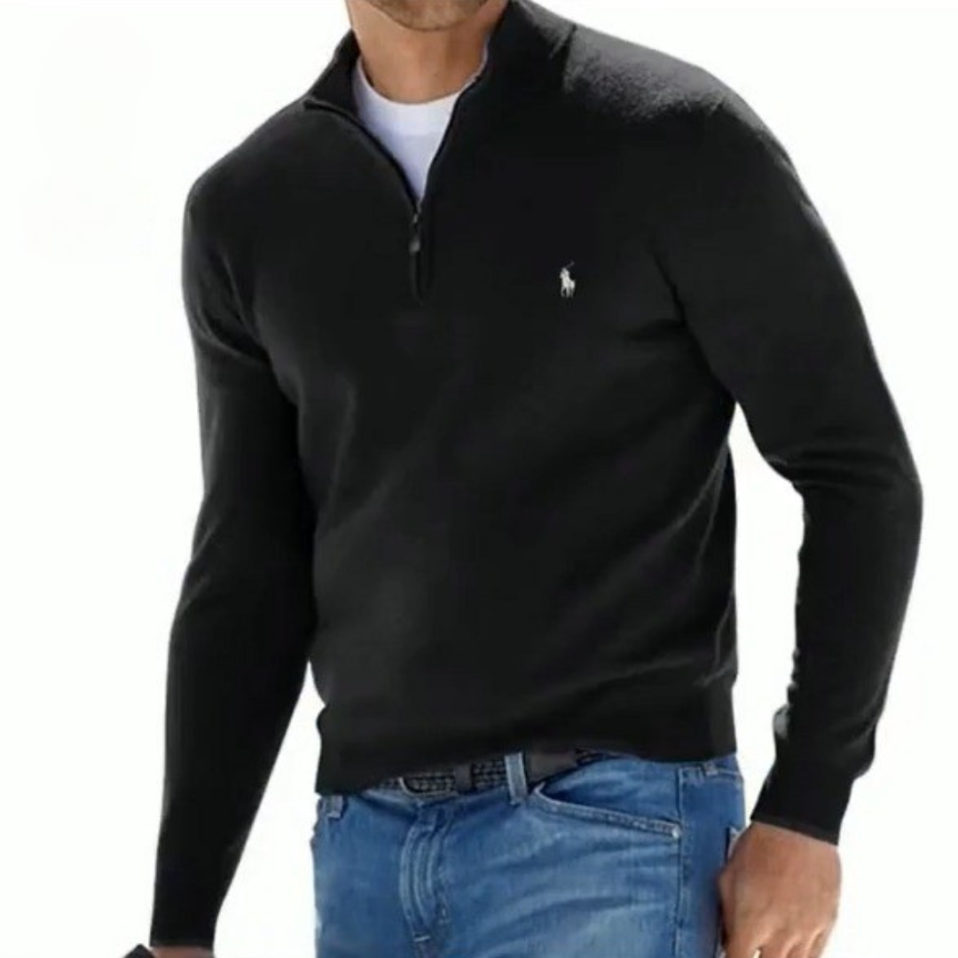 Men's Classic Quarter-Zip Sweater