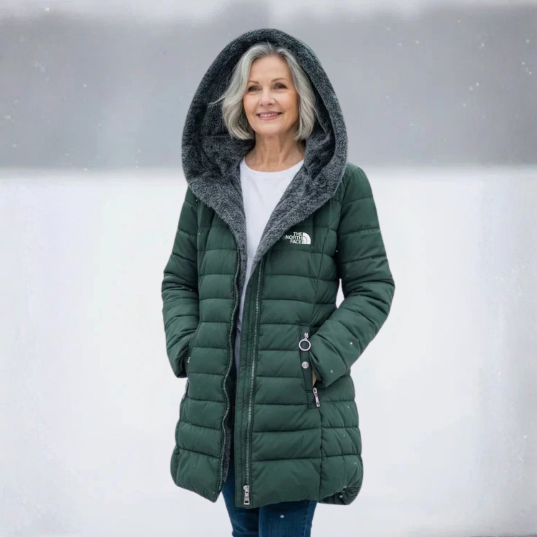 TNF Fleece Lined Quilted Coat - CLEARANCE SALE