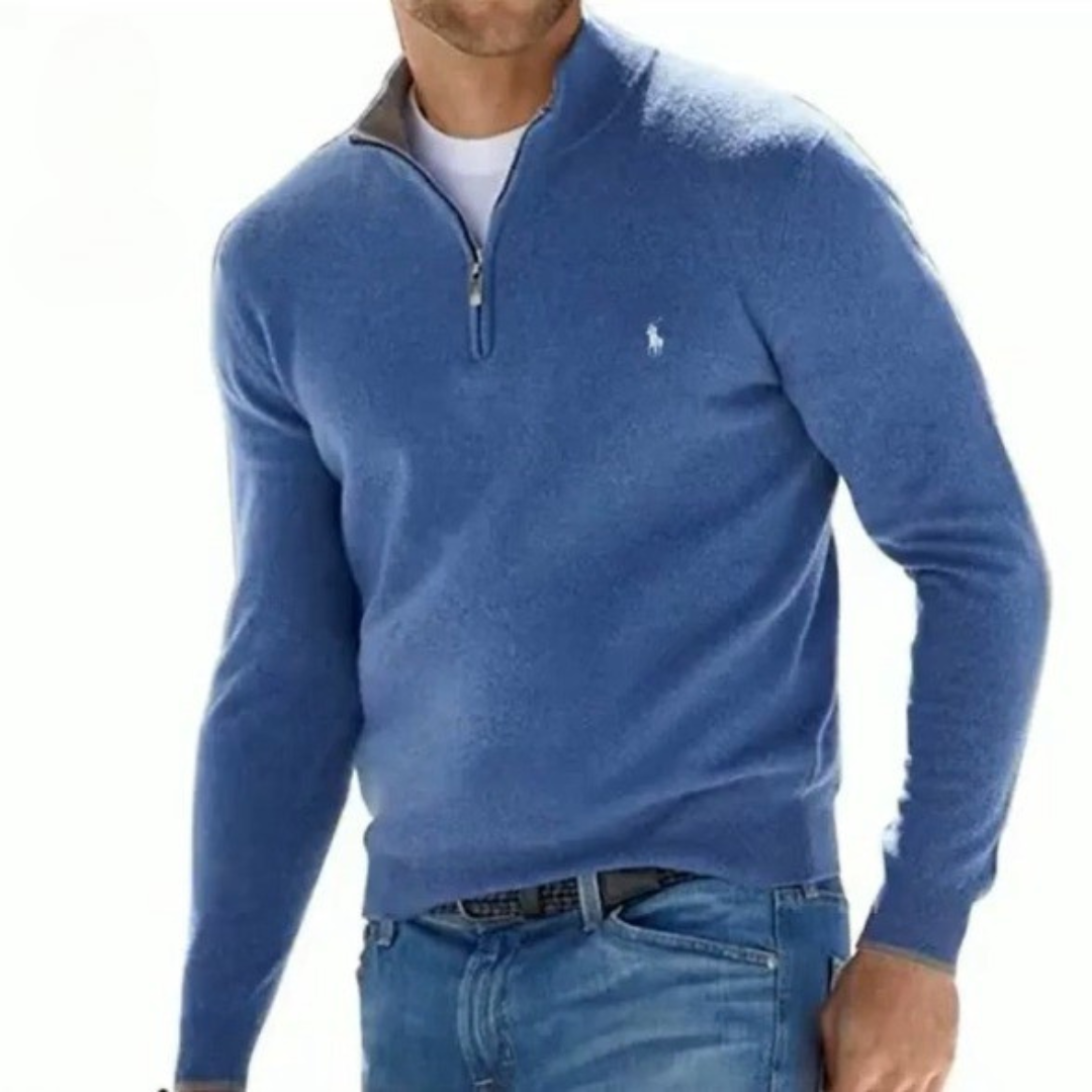 Men's Classic Quarter-Zip Sweater