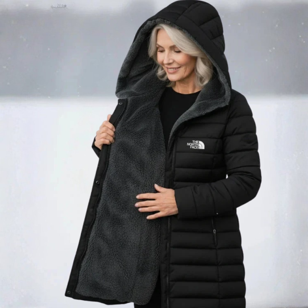 TNF Fleece Lined Quilted Coat - CLEARANCE SALE