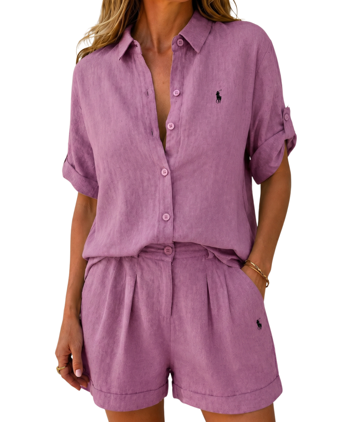 Coastal Luxe Linen Loungewear Set – Clearance Sale